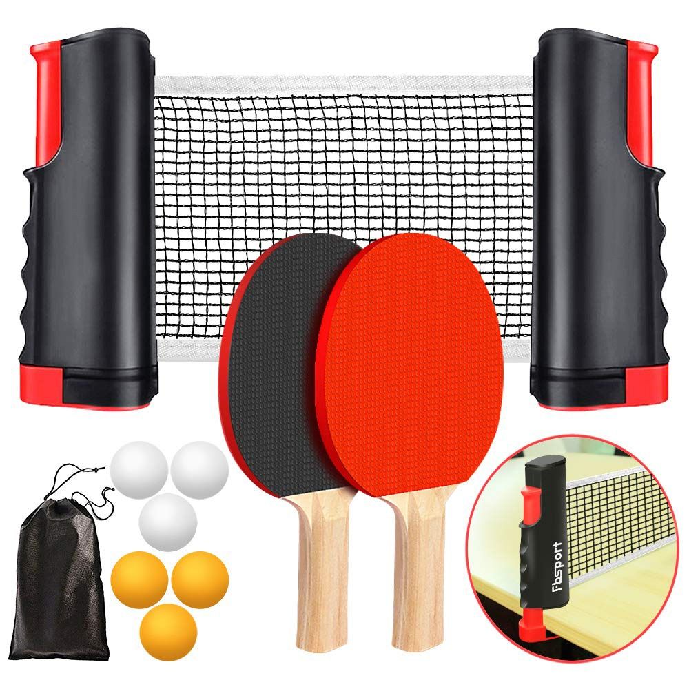 Table Tennis Ace - Выдвижная сетка для пинг-понга с каркасом,
